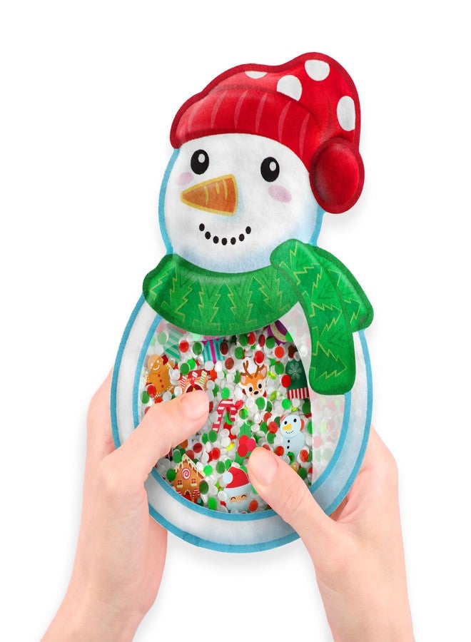 Vango BIZYBOO - Toddler Preschool Learning Activity - Teach Objects and Words with This Educational Seek & Find Sorting Toy - for Ages 2 and Up - Stocking Stuffer - Christmas (Snowman) - Image 1