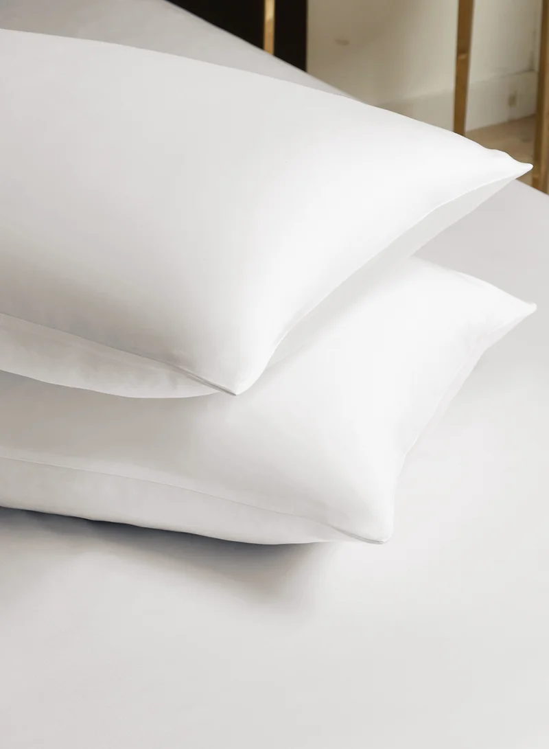 Master Home Textile Single 100% Rayon Of Bamboo Cooling Fitted Sheet, Fitted Sheet With Elastic 120x200+30 cm, Breathable Silky Soft, Single Size 2 Pieces