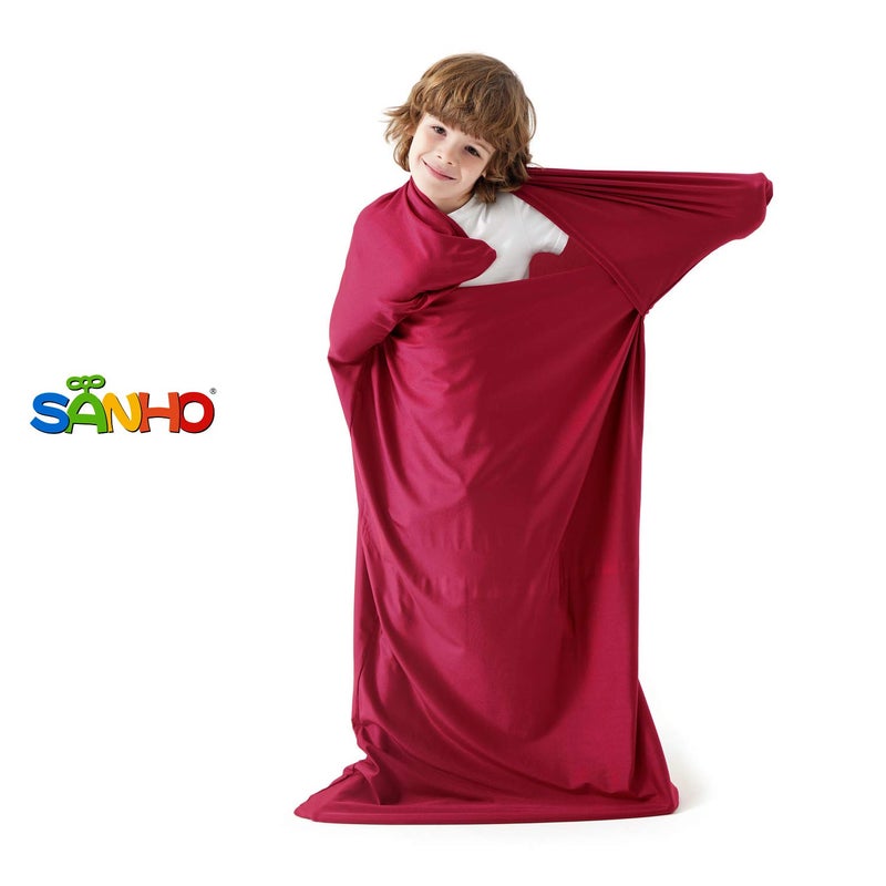 Premium Sensory Sock Budy Sock Perfect for Children with Sensory Processing Disorder Updated Version Wine red Small