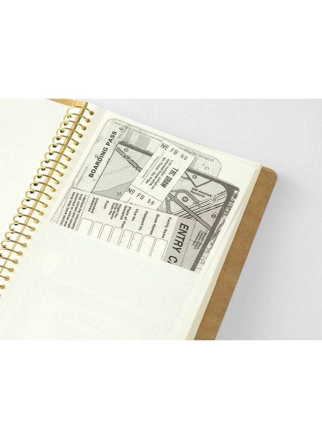 Designphil Travelers 15246006 Notebook Spiral Ring A5 Slim Paper Pocket Kangaroo 2-Pack - Image 5