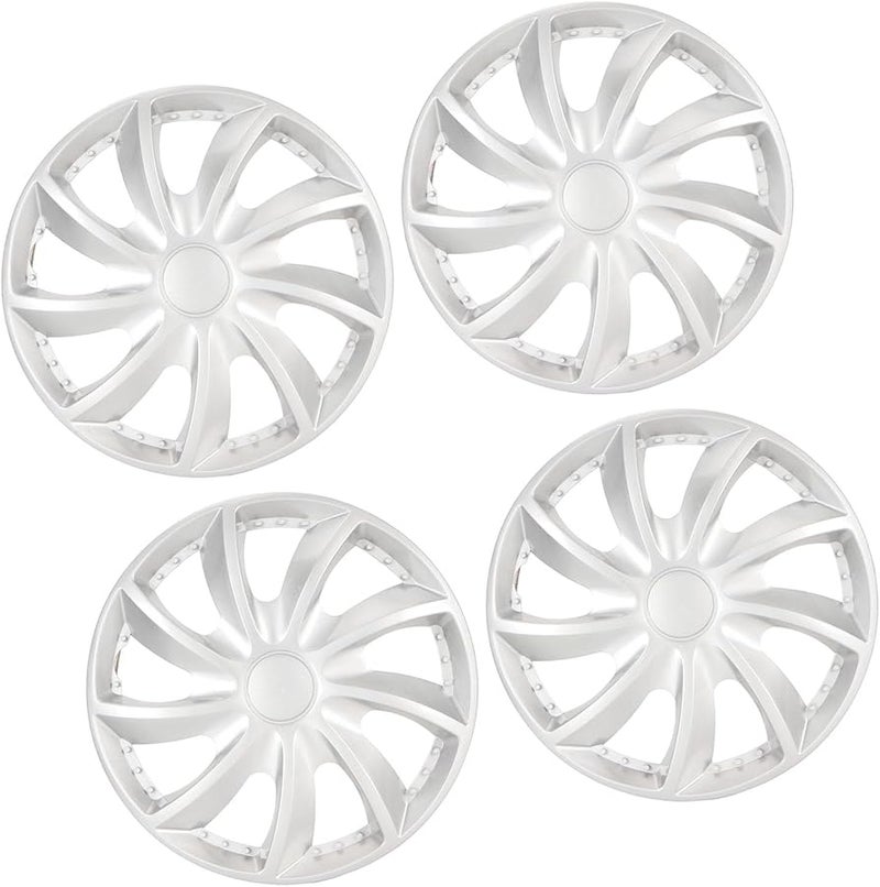 قم بترقية قيادتك مع 4 قطع من أغطية محور العجلات مقاس 14 بوصة لأسلوب معزز بالكامل - Image 5