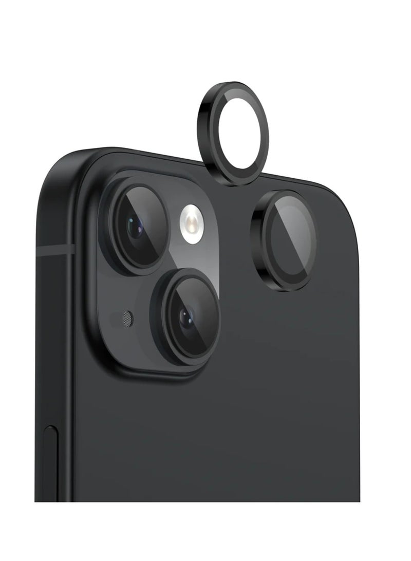 Digi Core مجموعة التغطية الكاملة لـ iPhone 14، واقي شاشة iPhone 14، 3 عبوات 6.1 بوصة، حواف منحنية 2.5D مع واقي عدسة كاميرا iPhone 14 وورقة شفافة من PVC مضادة للخدش (iPhone 14، منتصف الليل) - Image 5