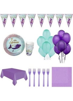 Best Party 16 Person Mermaid Themed Birthday Set - pzsku/Z531A12E2F36287432EA9Z/45/_/1737346770/bcc490a4-bffa-4b97-86c9-b6252b48161e