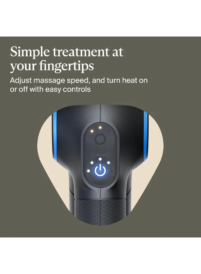 Therabody  TheraGun Prime Plus Heated, Powerful Massage Gun for Enhanced Warm-Up & Recovery - Quiet Deep Tissue Percussive Massage Gun for Pain Relief in Neck, Back, Leg, Shoulder and Body (Prime Plus)  | Best Price UAE