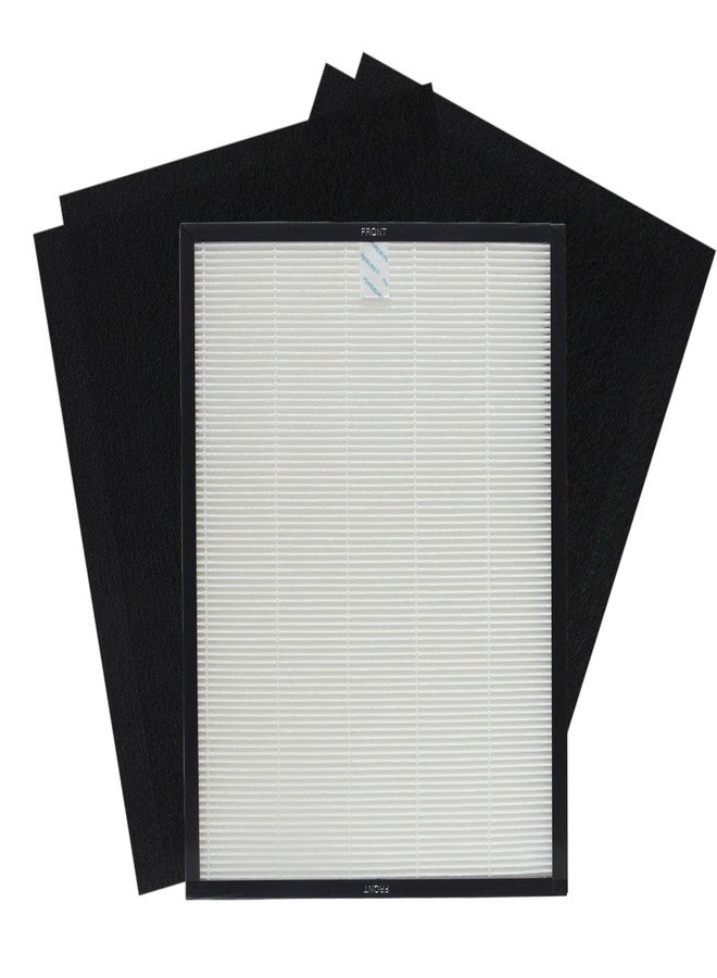 PUREBURG عبوة فلتر بديل PUREBURG PHF-11 متوافقة مع جهاز تنقية الهواء Brondell HALO PH10-B، H13، فلتر HEPA حقيقي مع كربون نشط، لتنقية الهواء من الغبار والمركبات العضوية المتطايرة والروائح. - Image 1