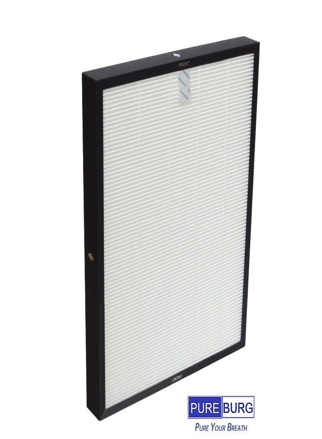 PUREBURG عبوة فلتر بديل PUREBURG PHF-11 متوافقة مع جهاز تنقية الهواء Brondell HALO PH10-B، H13، فلتر HEPA حقيقي مع كربون نشط، لتنقية الهواء من الغبار والمركبات العضوية المتطايرة والروائح. - Image 2
