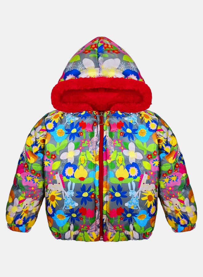 BabyShoora Baby Unisex Waterproof Fur Lined Jacket - Image 1