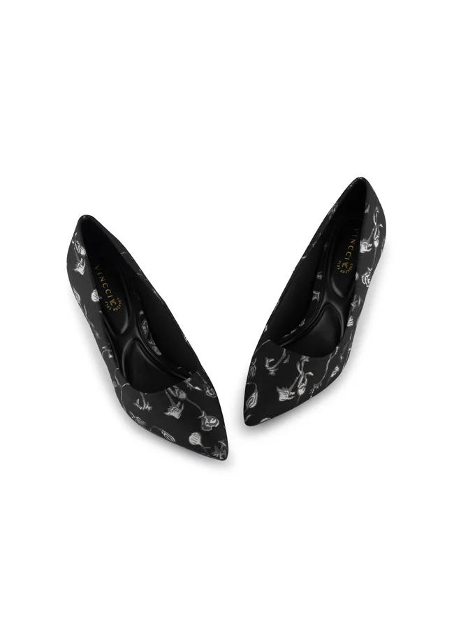 Vincci Women Pointed Toe Mid Heel Pumps