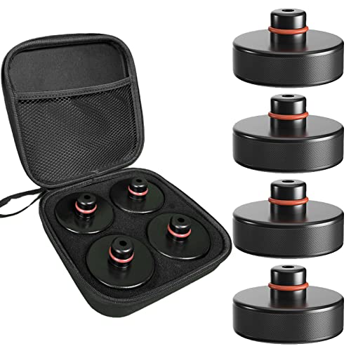 BANGTING Lifting Jack Pad Set for Tesla Model 3/S/X/Y/Y Juniper (2013-2026), 4-Pack Heavy Duty Rubber Lift Pucks with Storage Case, Tesla Lift Accessories - Image 1