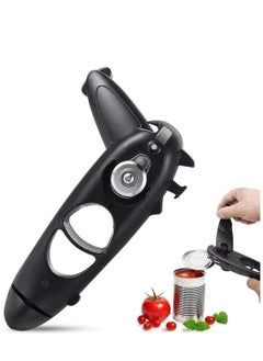 SYOSI Manual Safety Side Cut Can Opener, Smooth Edge, Long Handle Swing Away Can Opener, Manual Rotating Shaft Designed Save Effort, Manual Can Opener Suitable for Women or Seniors, Suitable for Home  - Image 1