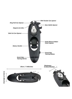SYOSI Manual Safety Side Cut Can Opener, Smooth Edge, Long Handle Swing Away Can Opener, Manual Rotating Shaft Designed Save Effort, Manual Can Opener Suitable for Women or Seniors, Suitable for Home  - Image 4