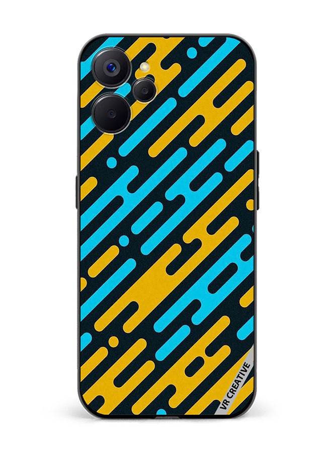 VR CREATIVE Protective Case Cover For Realme 10 5G Abstract Design Multicolour - Image 1