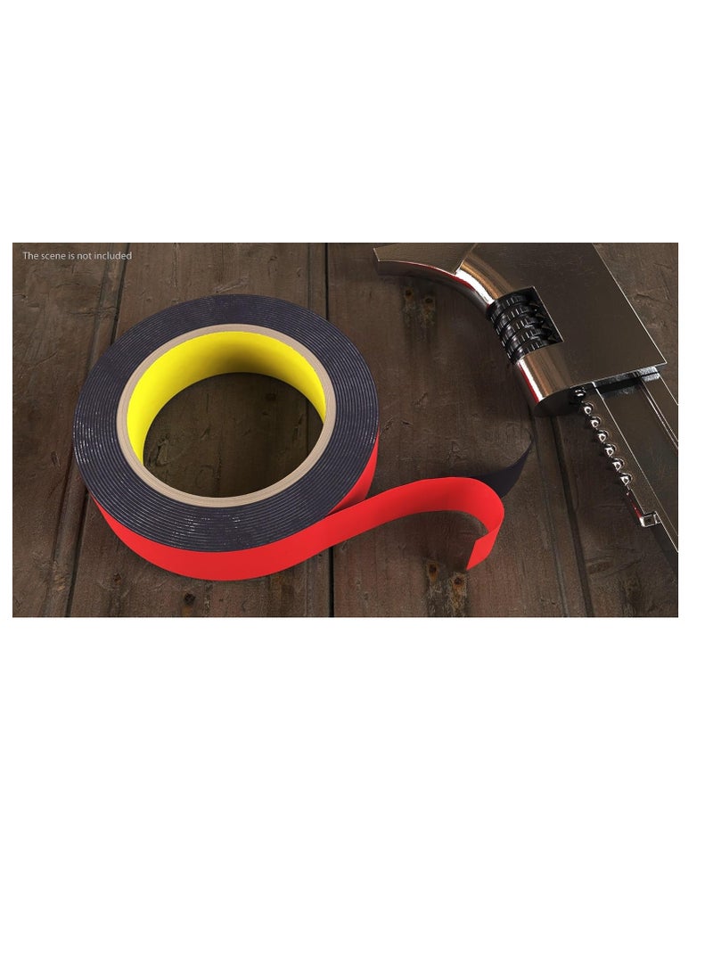 ECVV ECVV | 2PCS | Double Sided Acrylic Foam Tape Heavy Duty Mounting Waterproof Tape|25mm x 3m|Secure upto 2.5 to 3kg Weight|Bond Metal, Plastic, Wood & Concrete with Nano Tape|Permanent Mounting for Home & Office - Image 4