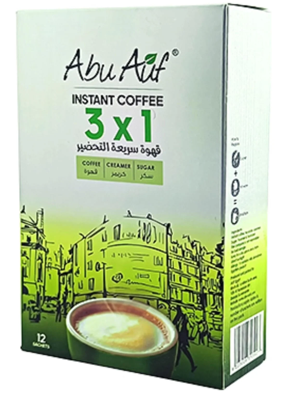 Abu Auf Instant Coffee (3×1) 12 Sachets