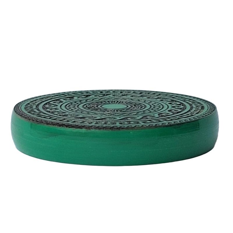 NHD Professional Carrom Striker 725 | 15g Original Tournament Striker | Smooth Bottom, Engraved Top | 41.2mm Dia (Green) - Image 2