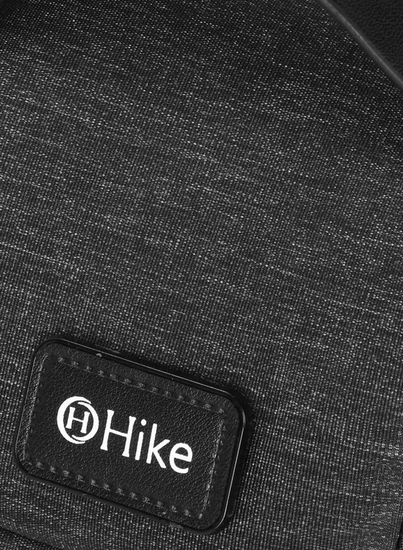 HIKE Unisex Crossbody Bag Water Resistant Anti-Theft Shoulder Bag with Built in USB Port and 3-Digit Combination lock for Business Travel Outdoor Shopping, HKSBYG-Grey - Image 5