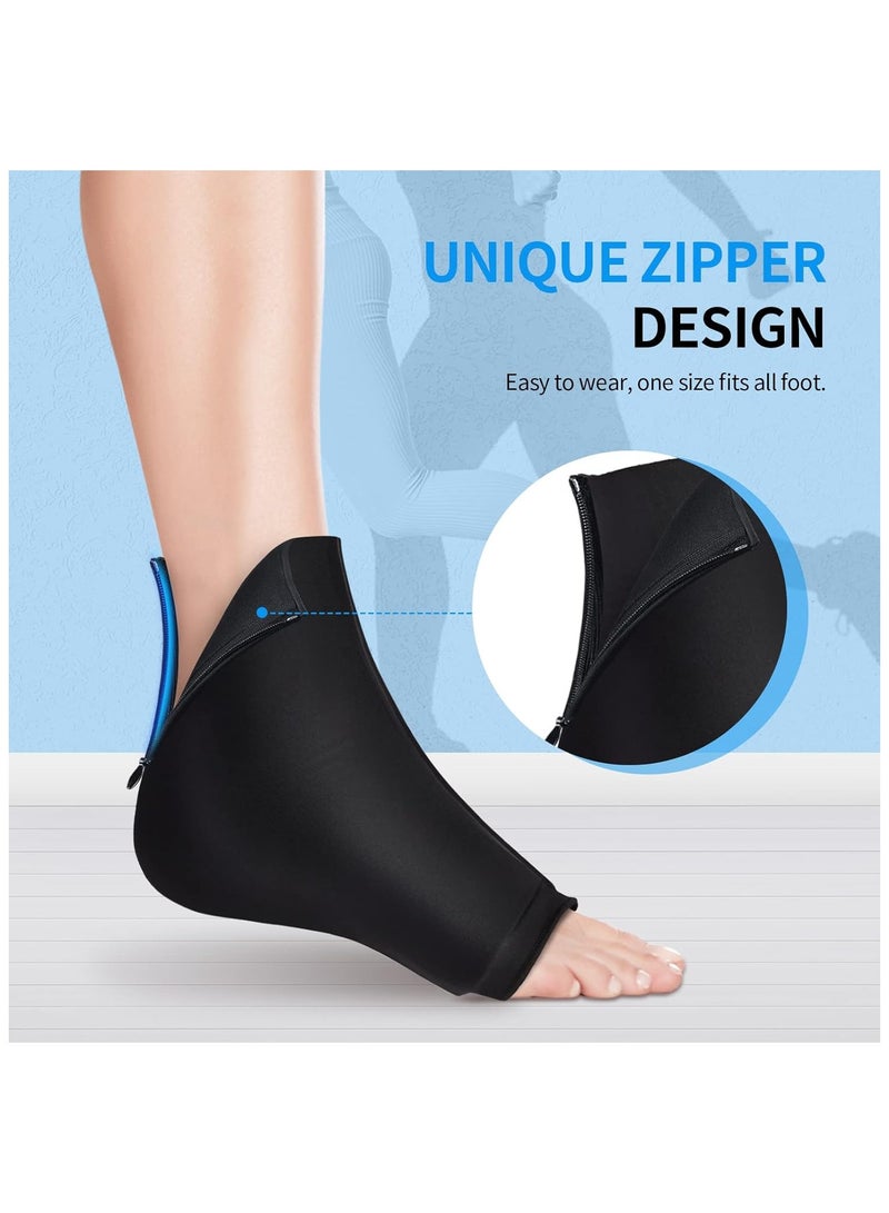 general Ankle Foot Ice Pack Wrap Reusable Gel Cold Pack Instant Pain Relief for Achilles Tendon Injuries Heels Edema Arch Plantar - Image 3