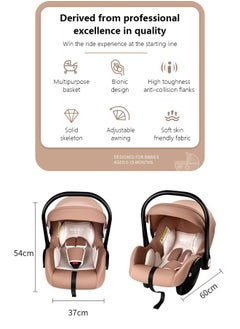 Occuwzz Baby Carrier Portable Baby Car Seat with Full Body Support Cushion  - Image 2