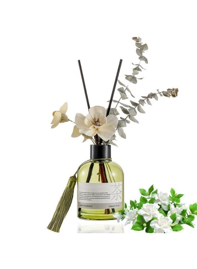 Reed Diffuser Set, 150ml Aromatherapy Diffuser with Dry Flowers Decor, Reed Diffusers Oil, Home & Office Decor Room Car Fragrance, Scented Oil Diffusers Gift Set