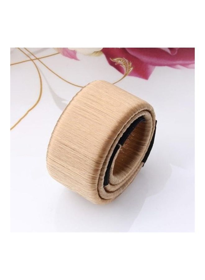 نيبمينينت طقم أشرطة من الألياف الصناعية للقيام بتصفيفة كعكة للنساء مكون 3 قطع ذهبي - Image 2