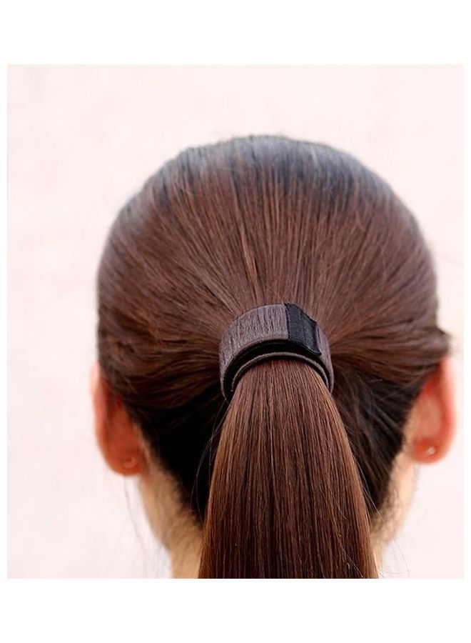 نيبمينينت طقم أشرطة من الألياف الصناعية للقيام بتصفيفة كعكة للنساء مكون 3 قطع ذهبي - Image 5