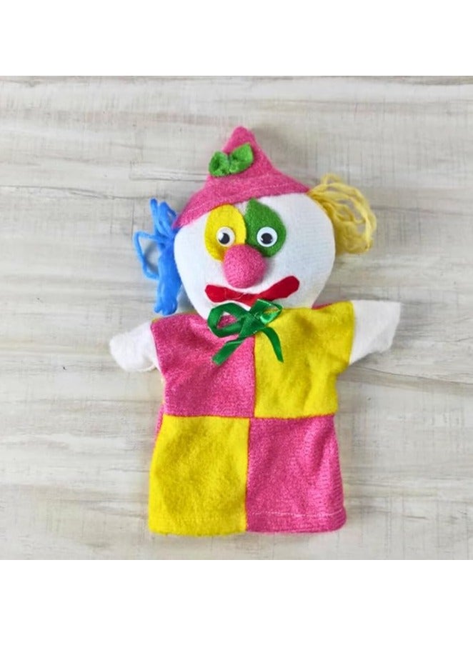 Children's Hand Puppet Storytelling Puppet Theater Puppet School Puppet for Teaching Speech with Different Characters Made of High Quality Materials (Joker Character Design) - Image 1