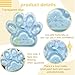 Titata Taba Giant Paw Squishy for Kids Adults Big Furry Cat Paw Squishy Toys for Stress Relief Super Soft Squeeze Fidget Toys ClearBlue - Image 4