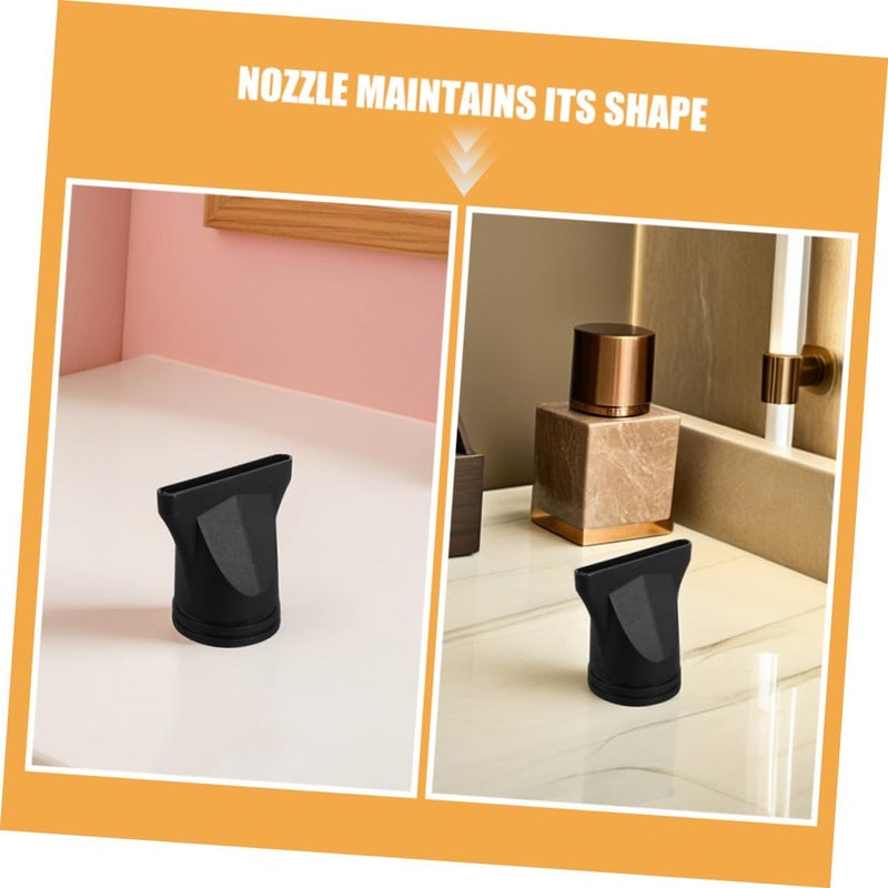 6pcs Black Hair Dryer Concentrator Nozzle Attachments for Precision Styling Salon and Home Use - Image 4