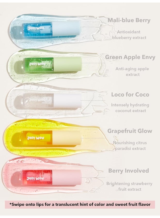 SHEGLAM Jelly Wow Hyderating Lip Oil Berry Involved - Image 5