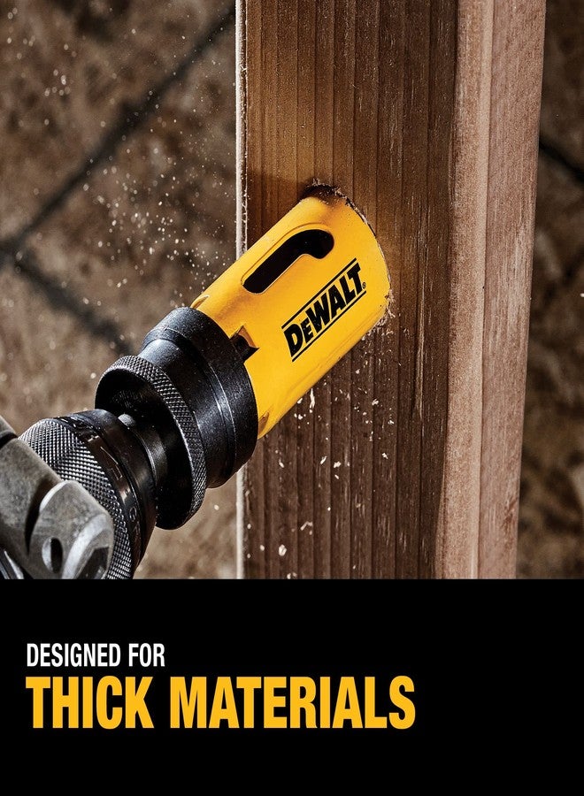 ديوالت مجموعة منشار ثقب ثنائي المعدن من DEWALT للخشب والمعادن والبلاستيك (D180001) - Image 5
