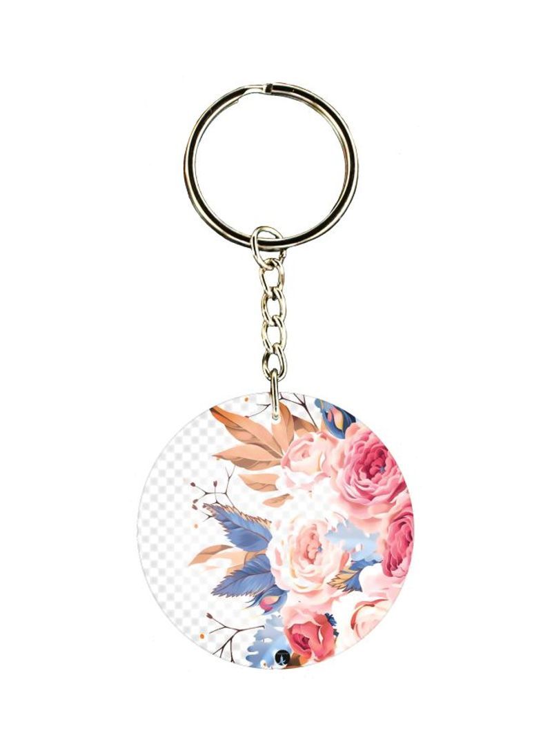 Floral Designed Keychain