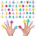 Motionchic 80 Pcs Finger Puppets Toys Cute Monster Puppet Soft Rubber Finger Toys of Monster Little Devil Pattern Finger Doll Toys Stretchy Fidget Toy for Party Favors Role Playing13 Random Styles - Image 2