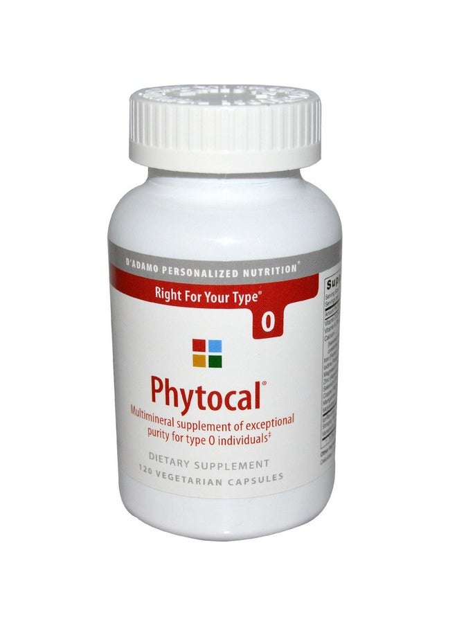 D'Adamo Nutrition - Ddamo Phytocal O 120 Vcaps - Image 1