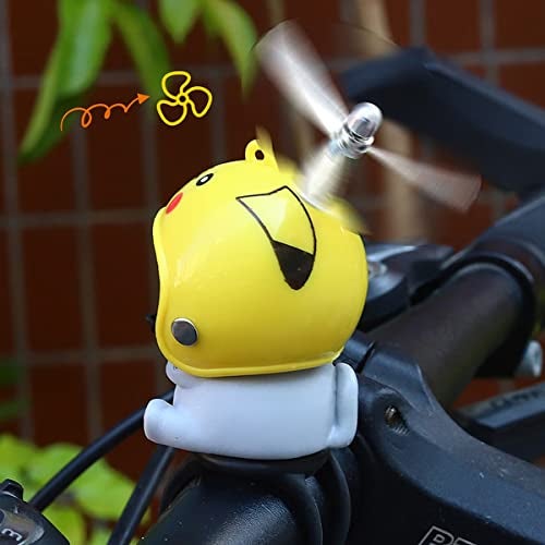 wolpin Bicycle Decor for Bike Car Dashboard Cute Cat with Helmet and Fan Car Interior Decoration Accessories Desk Decoration, Bicycle, Acrylonitrile Butadiene Styrene, 8cm, 3cm - Image 2