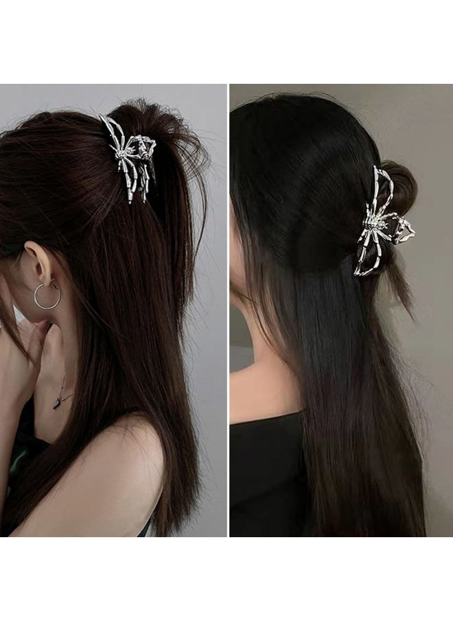 AEGYPIUS Spider Hair Clip, 4.52 x 1.77 Inches Halloween Claw Clips for Women Spider Claw Clip, Spider Hair Clips for Women Spider Hair Accessories Spider Clips for Hair Halloween Hair Clips for Women  - Image 2