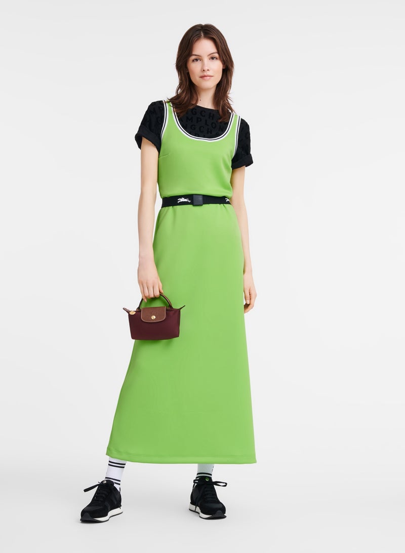 لونج شامب حقيبة يد نسائية صغيرة من لونغشامب، حقائب كروس بودي، حقيبة كتف بحزام كتف مع مشبك، طراز كلاسيكي بلون كلاريت - Image 2