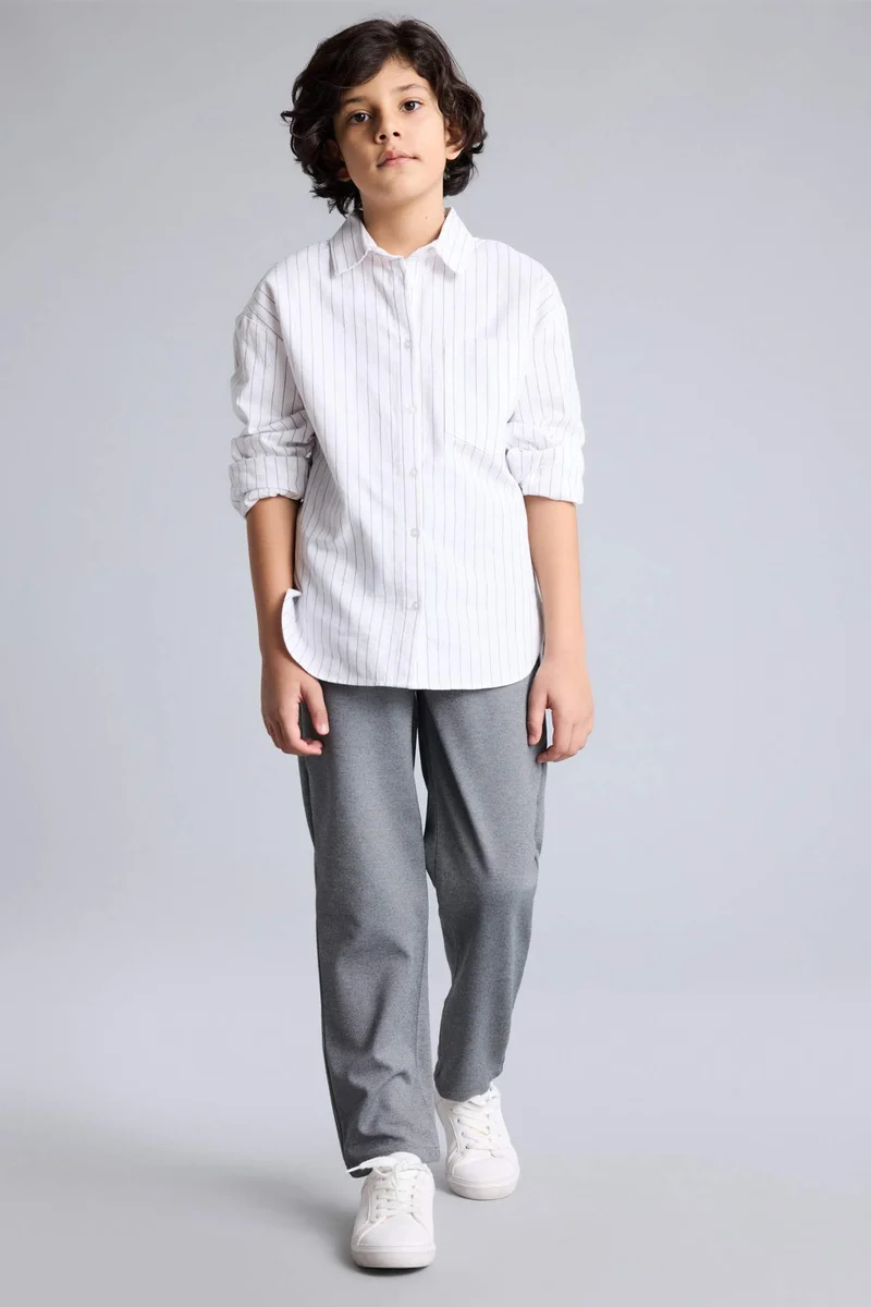 DeFacto Boy Straight Leg Trousers