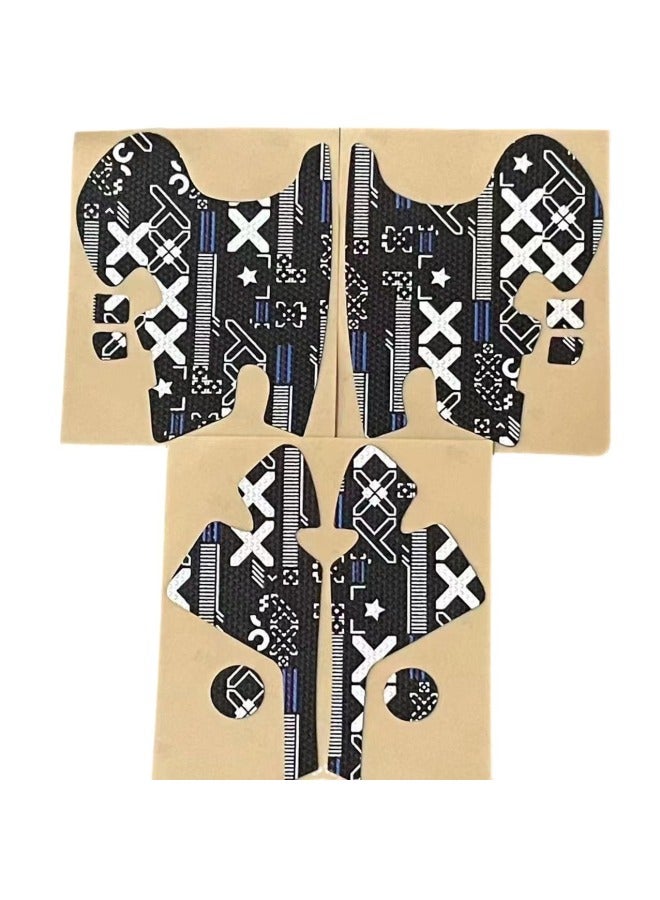 Suitable For Black Samurai 2 Handle Non-slip Game Machine Handle Special Sweat Absorbing Sticker Black Samurai 3/4 Handle Grip Protection-Color:Printed Version (black)  - Image 5