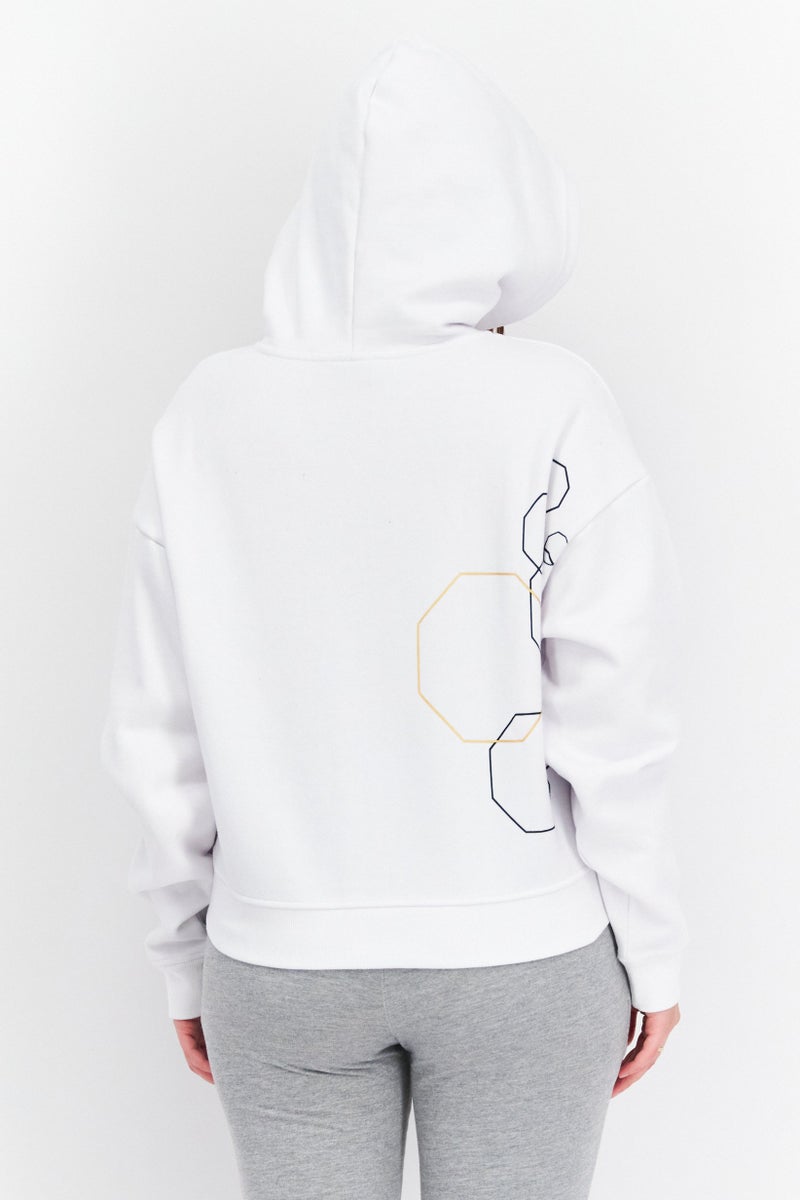 Ufc Women Sportswear Fit Long Sleeves Outdoor Sweatshirt, White - Image 3