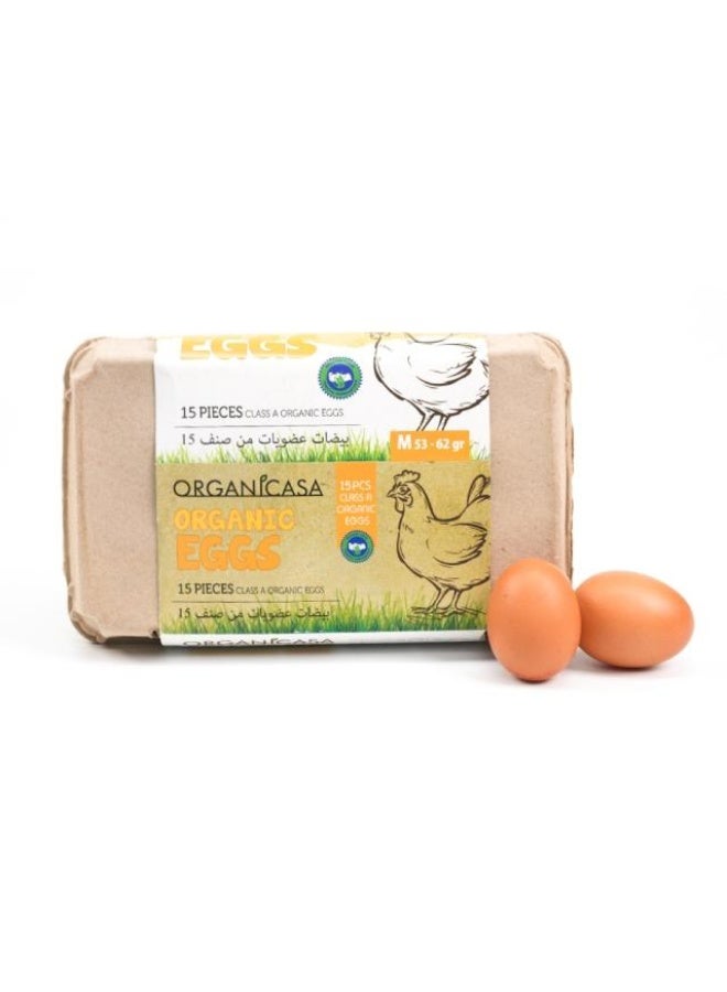 Eggs, Medium Brown - 15 pcs, Turkey