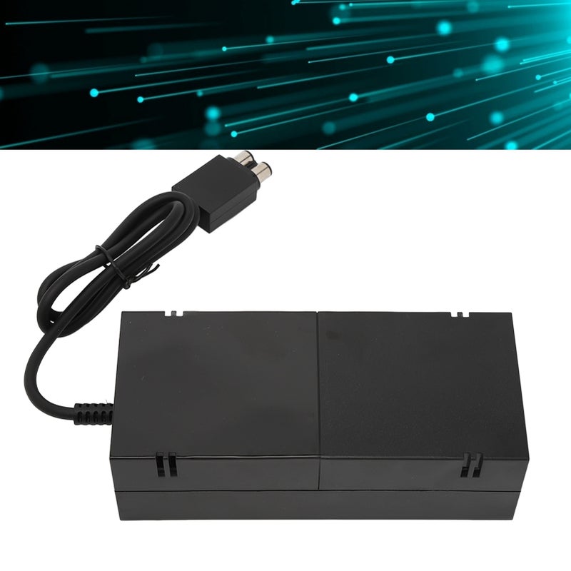 محول طاقة سلكي للتيار المتردد منخفض الضوضاء سلك مؤشر ضوئي LED مصدر طاقة لجهاز إكس بوكس ون 100-240 فولت سكة شوك بريطانية - Image 1