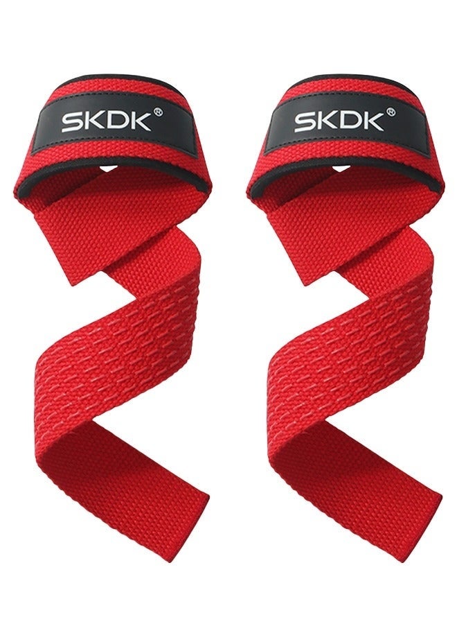 SKDK Premium Lifting Wrist Straps with Non-Slip Silicone Grip - 5MM Wrist Pad for Gym, Weightlifting, Cycling | Free Size, Multi-Color (Black/Blue/Red/Blue Camouflage) - Image 1