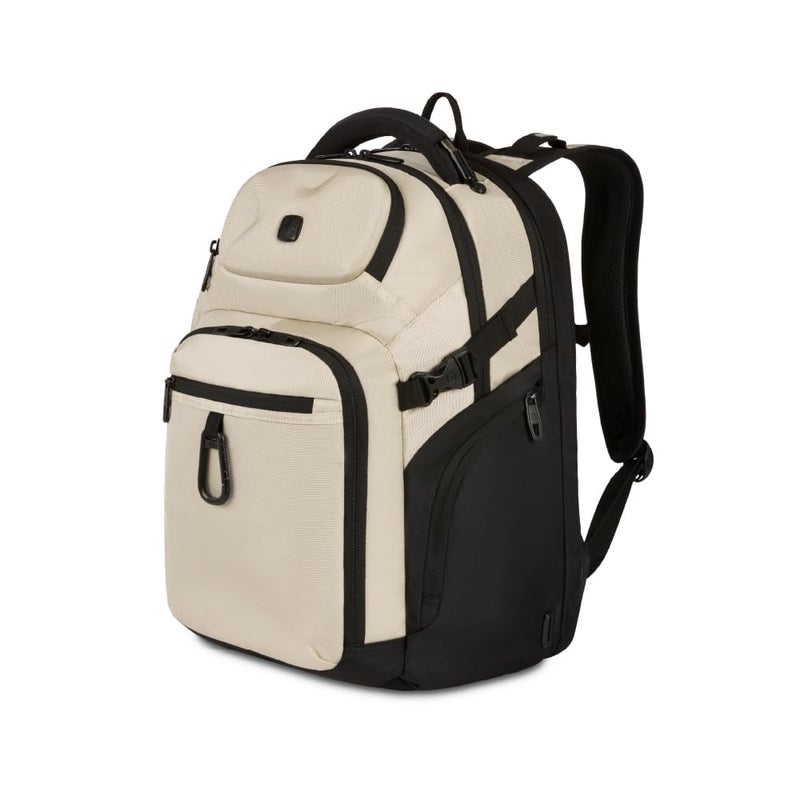 SwissGear Endure ScanSmart Laptop Backpack â€“ TSA Approved Tech Backpack â€“ Fits Most 17" Laptop â€“ Multiple Organizer Pockets â€“ Vintage Khaki - Image 1