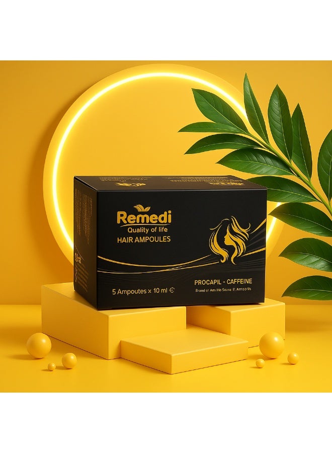 REMEDI Hair Ampoules 5 Ampoules x 10ml - Image 1