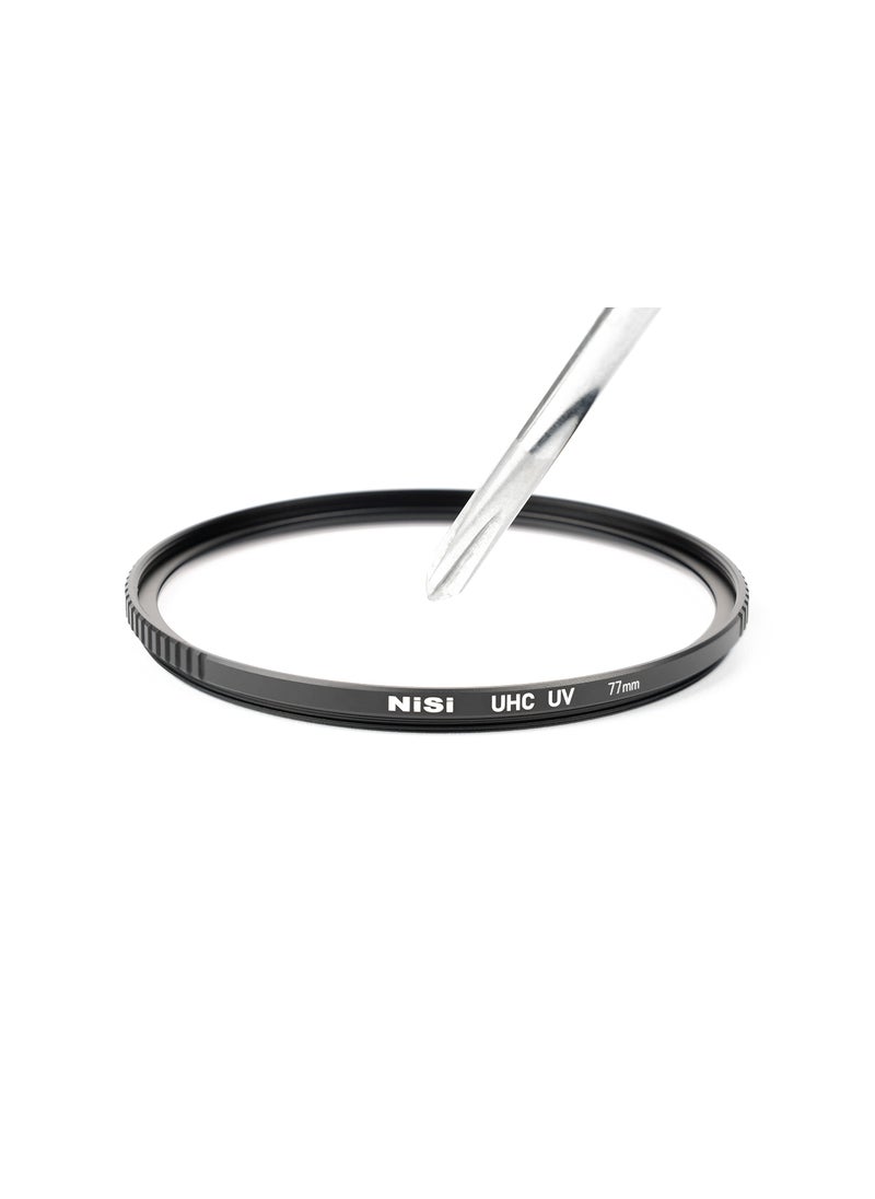 NiSi NiSi UV Filter HUC (Ultra Hard Coating) Protection Filter, 18 Multi-Layer Coatings UHD, Ultra Hard Nano Coating, Hydrophobic, Scratch Resistant Ultra-Slim (49mm)  - Image 3