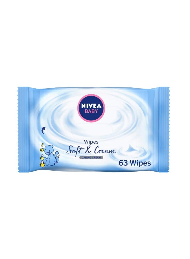 نيفيا مناديل نيفيا المبللة بكريمة النعام، 63 منديل - Image 2