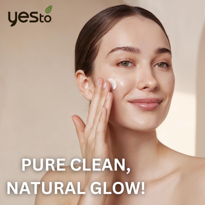 Yes To Avocado Fragrance Free Daily Cream Cleanser, Hydrating Face Wash That Removes Makeup & Impurities Leaving Skin Moisturized With Hyaluronic Acid & Glycerin, Natural Vegan & Cruelty Free, 4 Fl Oz - Image 2