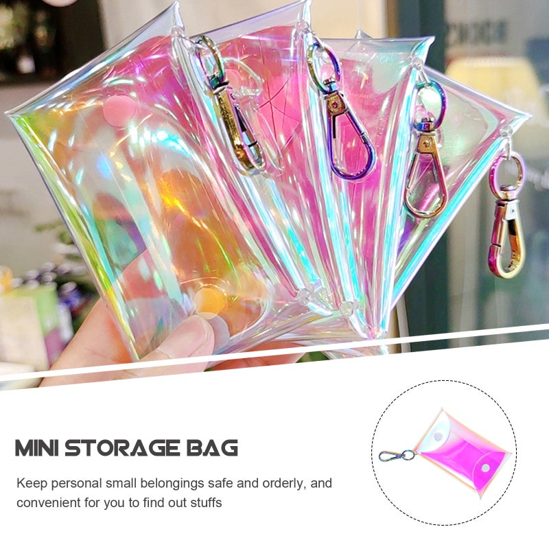 Coin Purse with Hook for Secure Storage and Easy Access, Durable PVC Construction - Image 4