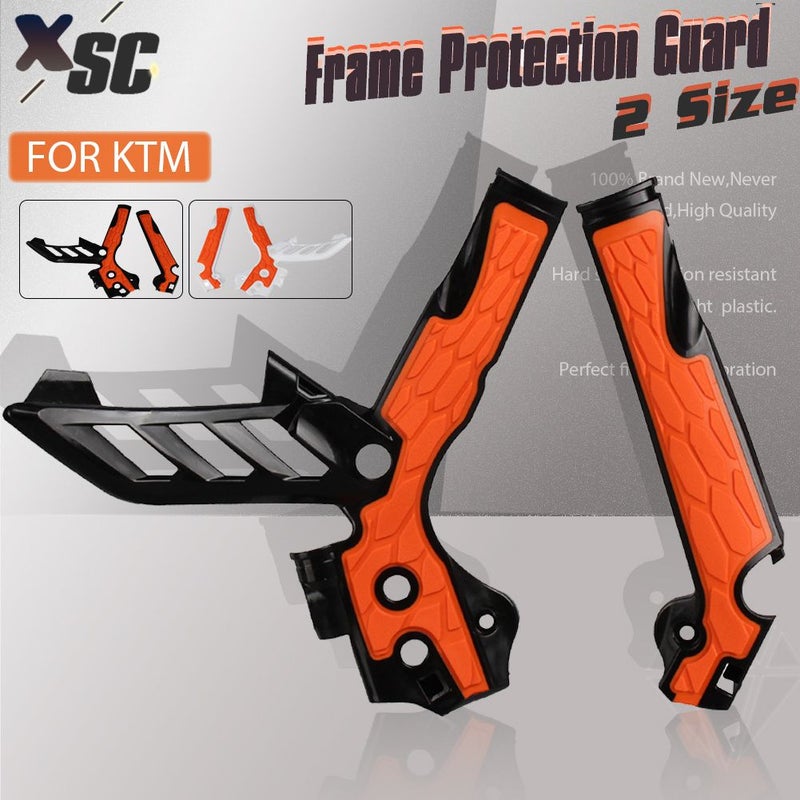 Cover For X Grip Frame Orange Black For Ktm Sx Sxf Exc And Exc F Models 125 200 250 300 450 500 Dirt Bikes Motocross - Image 1