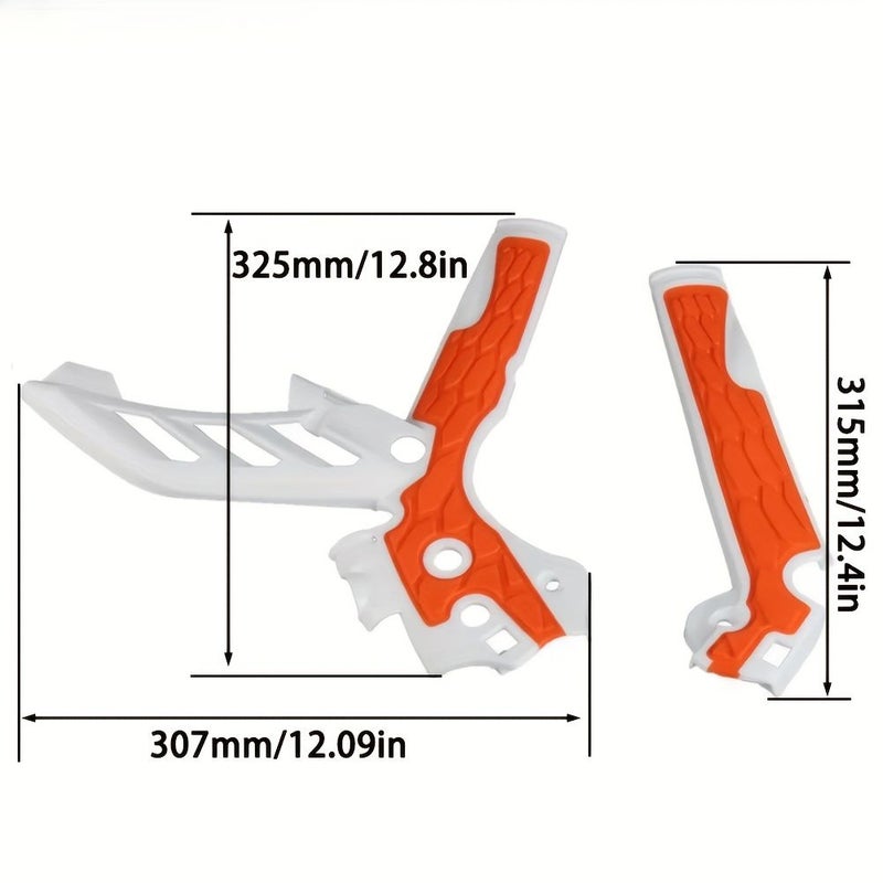 Cover For X Grip Frame Orange Black For Ktm Sx Sxf Exc And Exc F Models 125 200 250 300 450 500 Dirt Bikes Motocross - Image 5